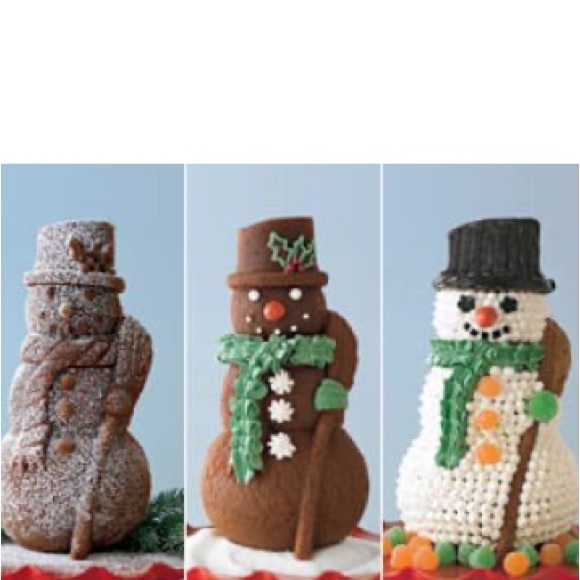 🆕 Williams-Sonoma Snowman Cake Pan 3D - Picture 3 of 7